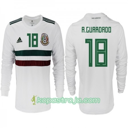 Billiga Fotbollströjor Mexiko A.GUARDADO 18 VM 2018 Borta tröja Långärmad